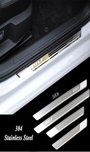 Seuil de porte ultra-fin en acier inoxydable, plaque de protection pour Vw Golf 7 MK7 Golf 6 MK6, seuil de pédale de bienvenue, accessoires de voiture 201120156103054