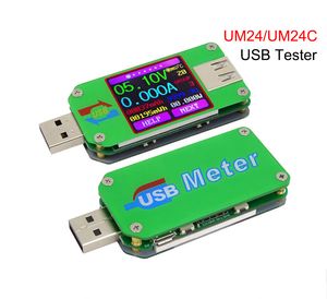 UM24 UM24C pour APP USB 2.0 LCD Affichage Voltmètre Ammeter Battery Charge Tension Courent Metter Multimètre Cable Mester Tester