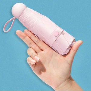 Parapluies légers pour femmes, pare-soleil Anti-UV, de poche, protection solaire, Portable, Mini, 18cm, pour adultes