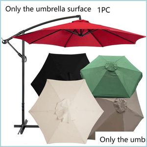 Parapluies Patio Parapluie Remplacement Auvent Marché Table Jardin Extérieur Parapluies Remplacer ER Fit Pour 6 Nervures Livraison Directe Accueil Dhhc7