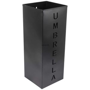 Umbrellas Square Umbrella Bucket Stand de soporte de soporte largo al aire libre Almacenamiento de habitaciones de hierro forjado Rain Rain Coat de metal plegable HKD230817