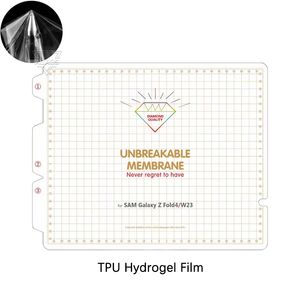 Film hydrogel TPU incassable Nano Soft Screen Protector Film pour Samsung Galaxy Z Fold 4 Z Flip 4 3 2