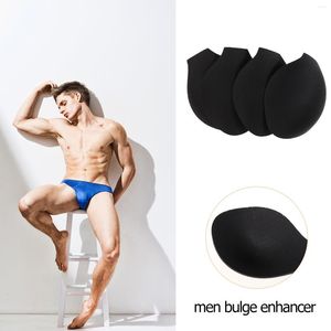 Calzoncillos 4 piezas para hombres Panty Liner Pouch Pad Athletic Works Mens Shorts Sponge Cup Mat Enhancement