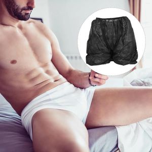 Calzoncillos 5 PCS Bragas desechables Calzoncillos para hombres Tela no tejida Hombre Emergencia negra