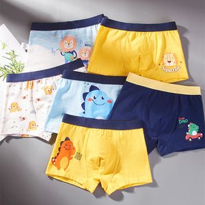 Calzoncillos de algodón para niños, calzoncillos bóxer, calzoncillos para niños grandes, ropa interior acogedora para niños, calzoncillos para bebés medianos y pequeños, pantalones cortos para niños, embalaje 4 piezas 230705