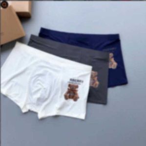 Calzoncillos Diseñador Ropa interior para hombre Diseñadores Moda Boxer Transpirable UnderpantClassic Sexy Cintura ajustada Ropa interior Hombres Calzoncillos 3pcs con caja Tamaño asiático L-4XL 2RF2