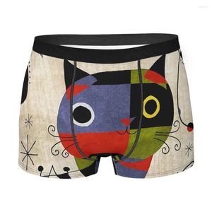 Slip Joan Miro Art Peinture Hommes Boxer Briefs Sous-vêtements Espagnol Surréalisme Peintre Très Respirant Top Qualité Idée Cadeau