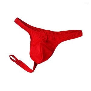 Onderbroek Man Sexy Slips Penis Pouch Mannen Bolle Tas Ondergoed Ademend Zacht Slipje Mannelijke Laagbouw Bikini G-string Strings