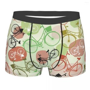 Caleçon Homme Vintage vélos motif sous-vêtements équipement mignon drôle Boxer slips culotte Homme doux