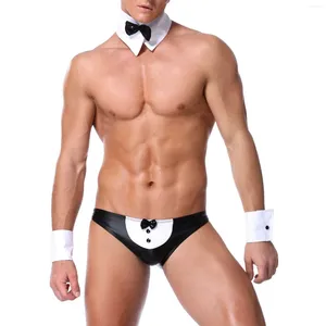 Sous-vêtements hommes sous-vêtements sexy noeud papillon slips hommes taille basse lingerie premiumconfort stretch jockstrap