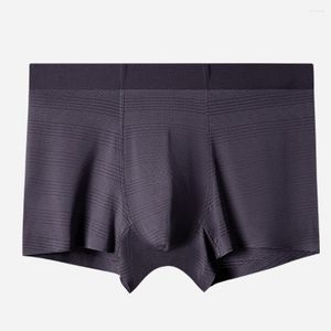 Calzoncillos Calzoncillos tipo bóxer a rayas para hombre, Boxers modales convexos en U, Boxers sexis, bañadores para hombre, calzoncillos elásticos, antibacterianos, entrepierna interior Langeri