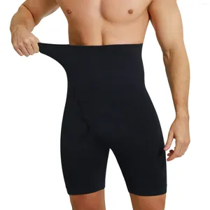 Sous-vêtements hommes ventre contrôle Shorts taille haute minceur corps Shaper sous-vêtements de contention sans couture ventre ceinture Boxer slips