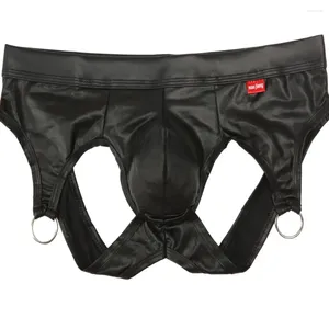 Slips Hommes Creux Out Sexy Lingerie Élasticité Slips Poche Sous-Vêtements Jock Strap Jockstraps Taille Basse Culotte