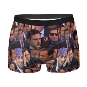 Caleçon Michael Gary ScoThe Office Culotte en coton Sous-vêtement pour homme Short sexy Boxer Briefs