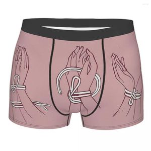 Culotte Shibari Mains BDSM Bondage Discipline Dominance Soumission Sadisme Masochisme Culotte Homme Sous-Vêtements Shorts Boxer Briefs