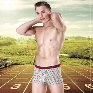 Calzoncillos TJ-TingJun Ropa interior para hombres Cintura Cómoda Seda de hielo Mezcla de algodón Color Multi - Tamaño Transpirable U Boxers convexos N8866