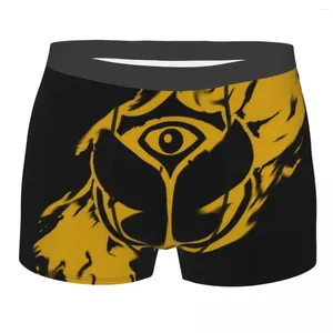 Calzoncillos Tomorrowland ropa interior masculina impresa belga música de baile electrónica Festival Boxer Shorts bragas calzoncillos transpirables