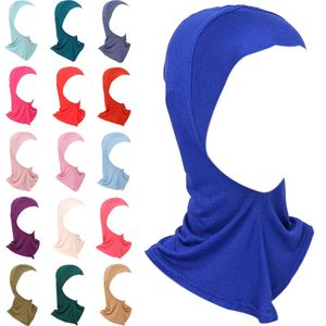 Sous-écharpe casquette intérieure os Bonnet Hijab Turban Modal Stretch couverture complète cou femmes musulmanes Ninja chapeau foulard enveloppement islamique Amira