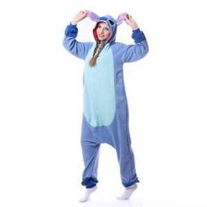 Pyjama Onesie Unisexe Adulte Stitch Animal Sleepwear pour Costumes de Fête d'Halloween3110