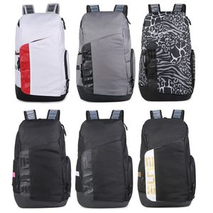 Unisex Backpack Hoops Elite Pro Air Cushion Sports Backpack Waterproof Multifunctional Travel Bags Laptop Bag Schoolbag Race Training Backpack Outdoor Back pack