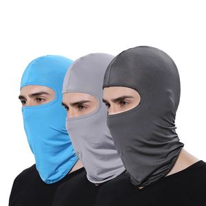 Unisexe Balaclava Face Masque Ski Full Face Masque Hood Tactical Snow Motorcycle Running temps froid Summer Couc GAITER UV Protecteur W0107