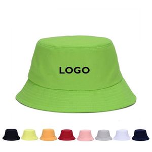 Logo personnalisé unisexe Chapeaux Chapeau de pêcheur des deux côtés Casquette de pêche du lundi au dimanche Broderie Casquettes plates Protection solaire