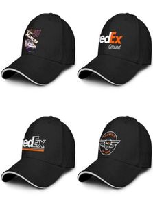 Unisex FedEx White The World Fashion Baseball Sandwich Hat Equipo personalizado Conductor de camión Gorra Naranja Logotipo antiguo Denny Hamlin Federal Expre6606780