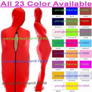 Costumes de momie unisexe Sac de couchage avec manches de bras internes Sexy 23 Couleur Lycra Spandex Collants Body Bags Sleepsacks Catsuit Costu252h