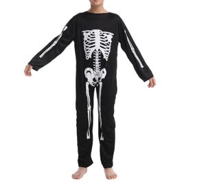 Combinaison squelette unisexe pour hommes et femmes, Costumes à motif de crâne d'halloween, vêtements de Cosplay pour fête à thème