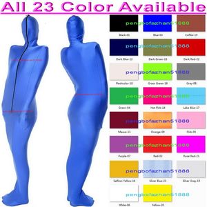 Sac de couchage unisexe Collants complets Costume 23 Couleur Lycra Spandex Costumes de momie avec manches de bras internes Sacs de corps sexy Sleepsacks 242a