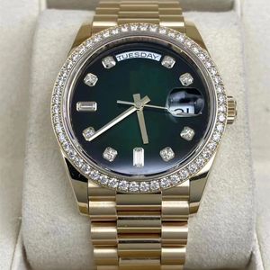 Unisex Watch Women's Mechanical Watch de 36 mm Diamond M128348RBR-0035 Sapphire Gold Waterproof 50 mm Eta.2823 Caja de regalo de diseñador Caja original