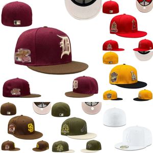 Casquette de Baseball unisexe, vente en gros, chapeau seau brodé pour adulte, plat Hip Hop, maille fermée, bonnet de soleil, 7-8