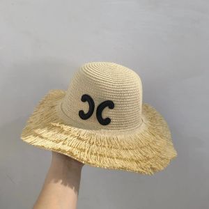 Unisex Women Bucket Diseñador de gorra Hats Men Gaps Straw Sunshade Deporte casual Carta unisex equipada Hat Mens Beach Cyg242812-6 Ajustable D