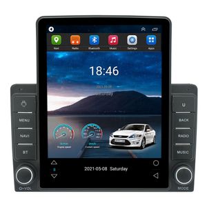 Universal 2 Din Car Video Radio Unité de tête verticale 9,7 pouces Android 10.0 Écran tactile Stéréo GPS Navigation Lecteur DVD de haute qualité