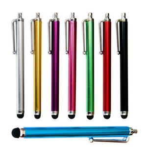 Universal 9.0 Pens Metal Capacitive Stylus Touch Screen Pen para teléfono móvil Tablet PC