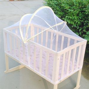 Universel bébé enfants berceau moustiquaire berceau lit maille auvent sur le berceau infantile enfant en bas âge parcs bébé lit tente 90x50 cm 220531