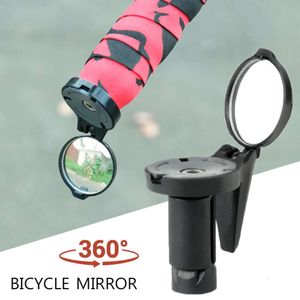Miroir universel de montage sur barre de chute de vélo, Rotation à 360 degrés, guidon de vélo, rétroviseur convexe modifié, accessoires de cyclisme