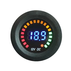 Voltmètre numérique LED universel pour voiture, moto, bateau, panneau, moniteur, jauge, affichage de la tension 5-36V, accessoires de voiture