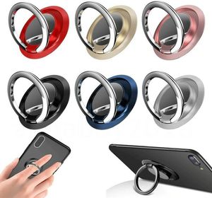 Support universel pour téléphone portable, anneau de doigt, béquille rotative à 360 degrés pour voiture, support magnétique pour iPhone, autocollant arrière Bracke3893981