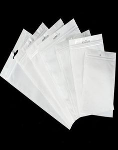 Sacs en plastique Poly transparents universels en perles blanches, emballage OPP, fermeture à glissière, accessoires d'emballage, boîtes de vente au détail en PVC, trou à main pour USB iPhone4019815