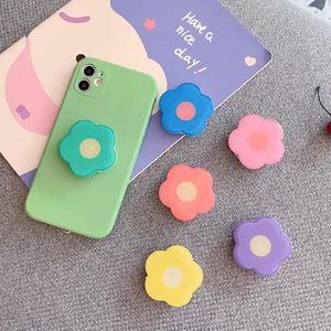 Universal Flower Foldable Desk Mobile Phone Holder Stand Grip Finger Rring Pour iPhone Samsung Xiaomi Huawei Support Mignon Griptok 6 Couleur