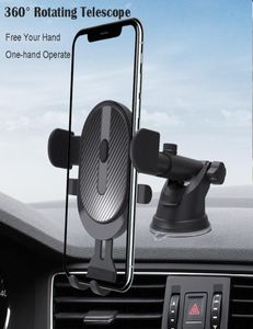 Universal Gravity Car Air Vent Dashboard Cell Phone Mounts Soportes Soporte Cradle Bracket9924487
