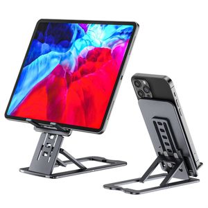Universal Metal Desktop Tablet PC Stands Table Cell Foldable Extend Support Folding Desk Mobile Phone Stander Rack For iPhone iPad Adjustable Holder