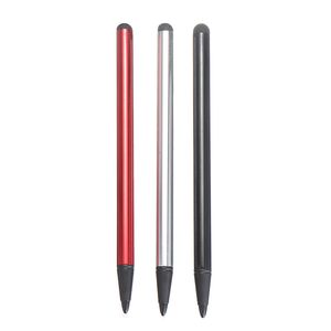 Bolígrafos universales capacitivos resistivos de doble uso Stylus Touch Penl para Samsung Cell Phone Tablet PC 2 en 1 lápiz