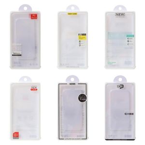 Cajas de embalaje de caja de paquete de venta al por menor de PVC vacío de plástico universal para caja de teléfono móvil iphone 13 12 11 pro max con inserto