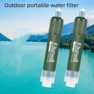 Universal Portable Water Purifier Straw For Outdoor Camping Hiking Emergency