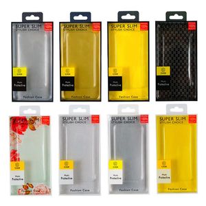 Universal PVC Plastic Empty Retail Package Box Packaging with Inner Insert for 4.7-6.5 inch Smartphones
