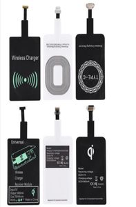 Universal Qi Wireless Charger Charging Receiver Adapter Receiver pour iPhone 6 7 Plus 6S 5S 5C SUMSUNG Android Type C6219430