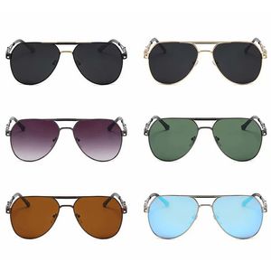 Gafas de sol universales para hombre y mujer, gafas de sol negras, lentes oscuros, 6 colores G15, lentes grises, marrones y azules