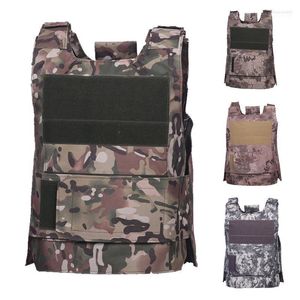 Chaleco de descarga ejército de combate táctico Molle equipo de Paintball ropa protectora de camuflaje de caza Guin22